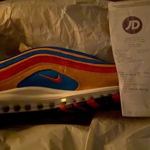 Air max 97 color blue red and orange